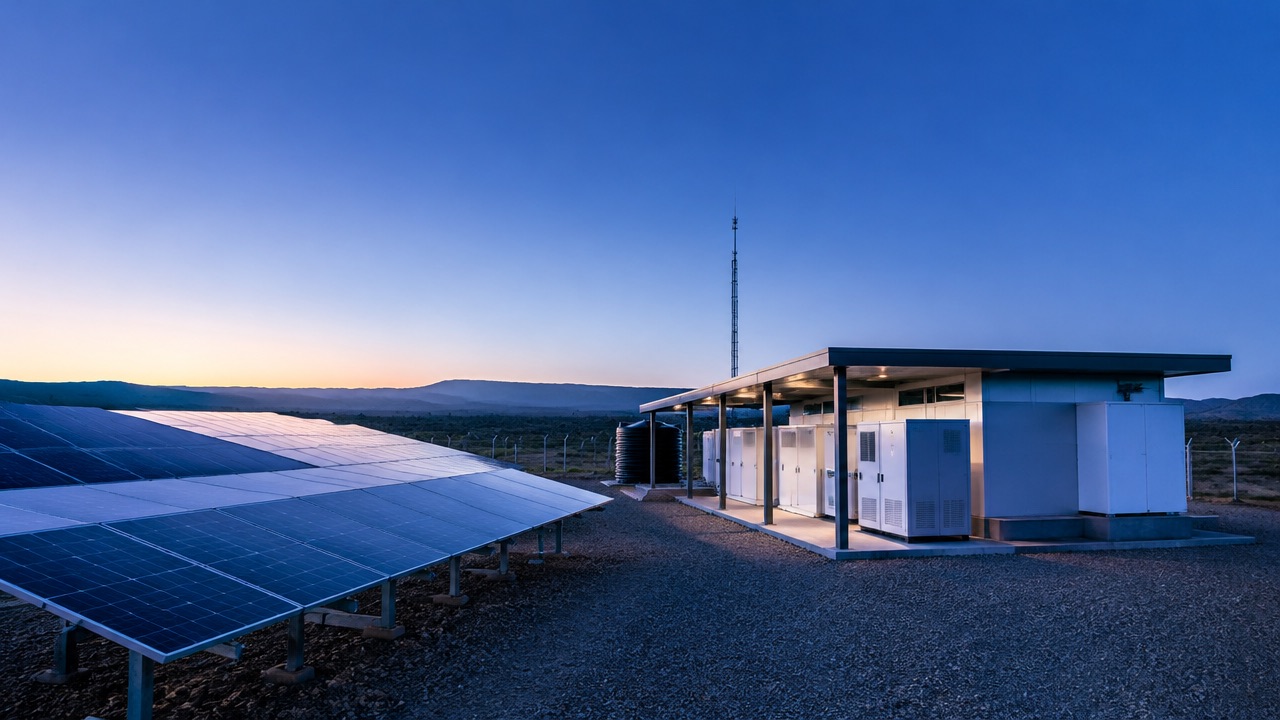 Solar mini-grid energy installation
